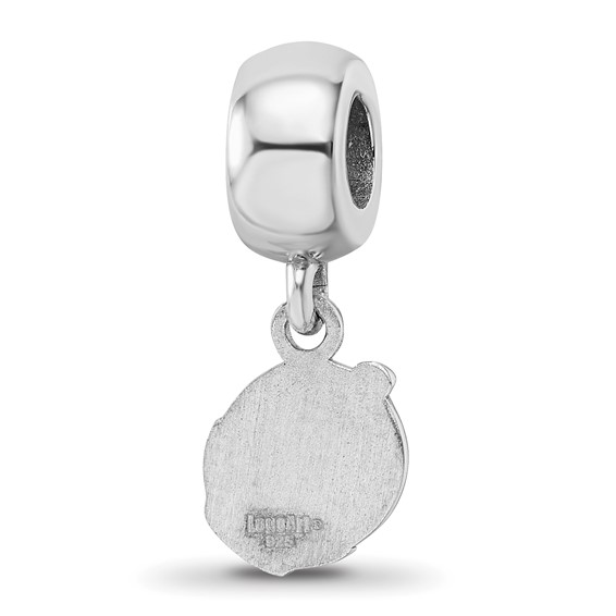 SS Rh-p LogoArt Mississippi State University XS Dangle Bead Charm