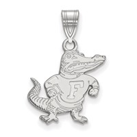 Sterling Silver Rhodium-plated LogoArt University of Florida Gator Medium Pendant view 1
