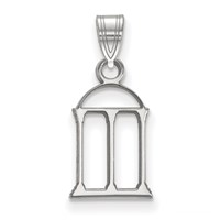Sterling Silver Rhodium-plated LogoArt University of Georgia Arch Small Pendant view 1