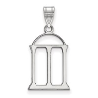 Sterling Silver Rhodium-plated LogoArt University of Georgia Arch Large Pendant view 1