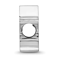Sterling Silver Rhodium Plated Major League Baseball LogoArt Houston Astros Enamel Bead view 2