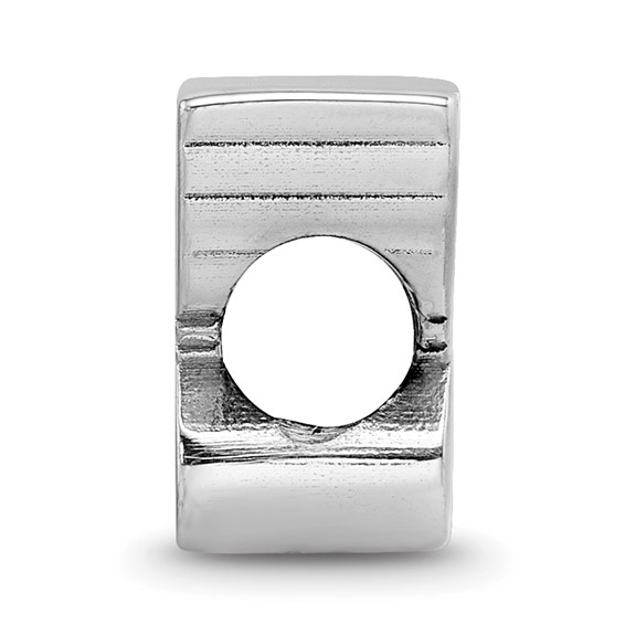 Sterling Silver NHL LogoArt St. Louis Blues Enameled Logo Bead