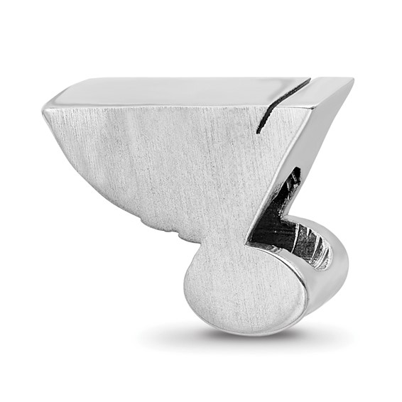 Sterling Silver NHL LogoArt St. Louis Blues Enameled Logo Bead