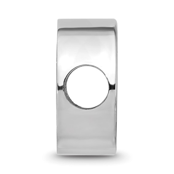 Sterling Silver Rhodium Plated Major League Baseball LogoArt Milwaukee Brewers Enameled Bead