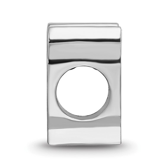 Sterling Silver NHL LogoArt Washington Capitals Enameled Logo Bead