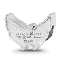 Sterling Silver Nhl LogoArt Washington Capitals Enameled Logo Bead view 5