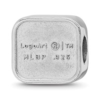 SS Rh-p Major League Baseball LogoArt Tampa Bay Rays Enameled Bead view 5