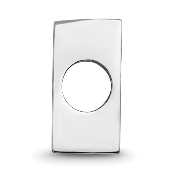 Sterling Silver Rhodium Plated Major League Baseball LogoArt Arizona Diamondbacks Enamel Bead