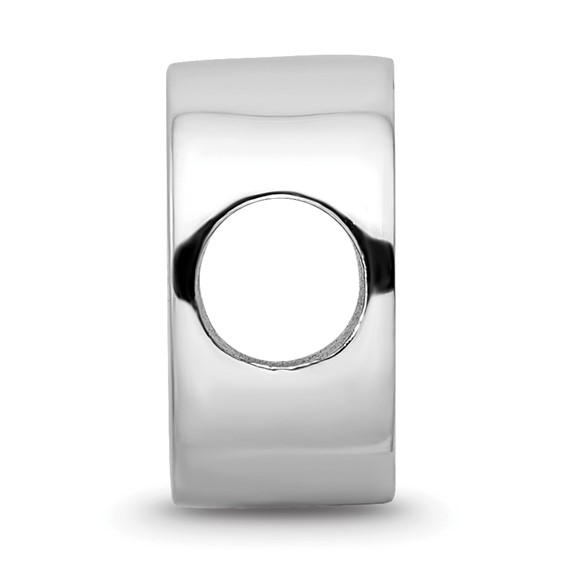 Sterling Silver NHL LogoArt New York Islanders Enameled Logo Bead