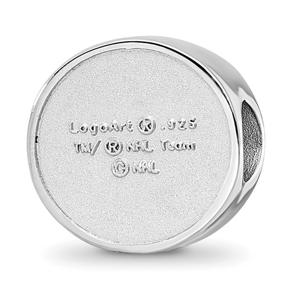 Sterling Silver NHL LogoArt New York Islanders Enameled Logo Bead