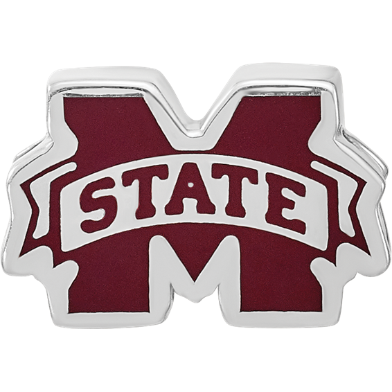 SS Mississippi State University "M" with "State" Banner Enameled Extruded L
