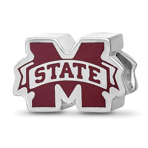 SS Mississippi State University "M" with "State" Banner Enameled Extruded L