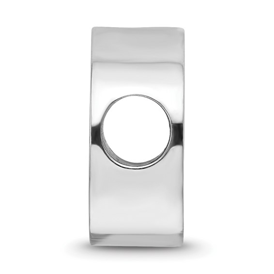 SS/Rh-p Major League Baseball LogoArt Washington Nationals Enamel Bead