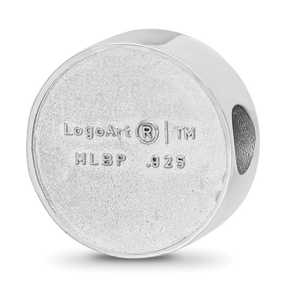 SS/Rh-p Major League Baseball LogoArt Washington Nationals Enamel Bead