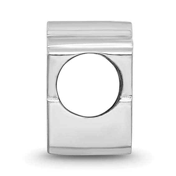 Sterling Silver NHL LogoArt Minnesota Wild Enameled Logo Bead