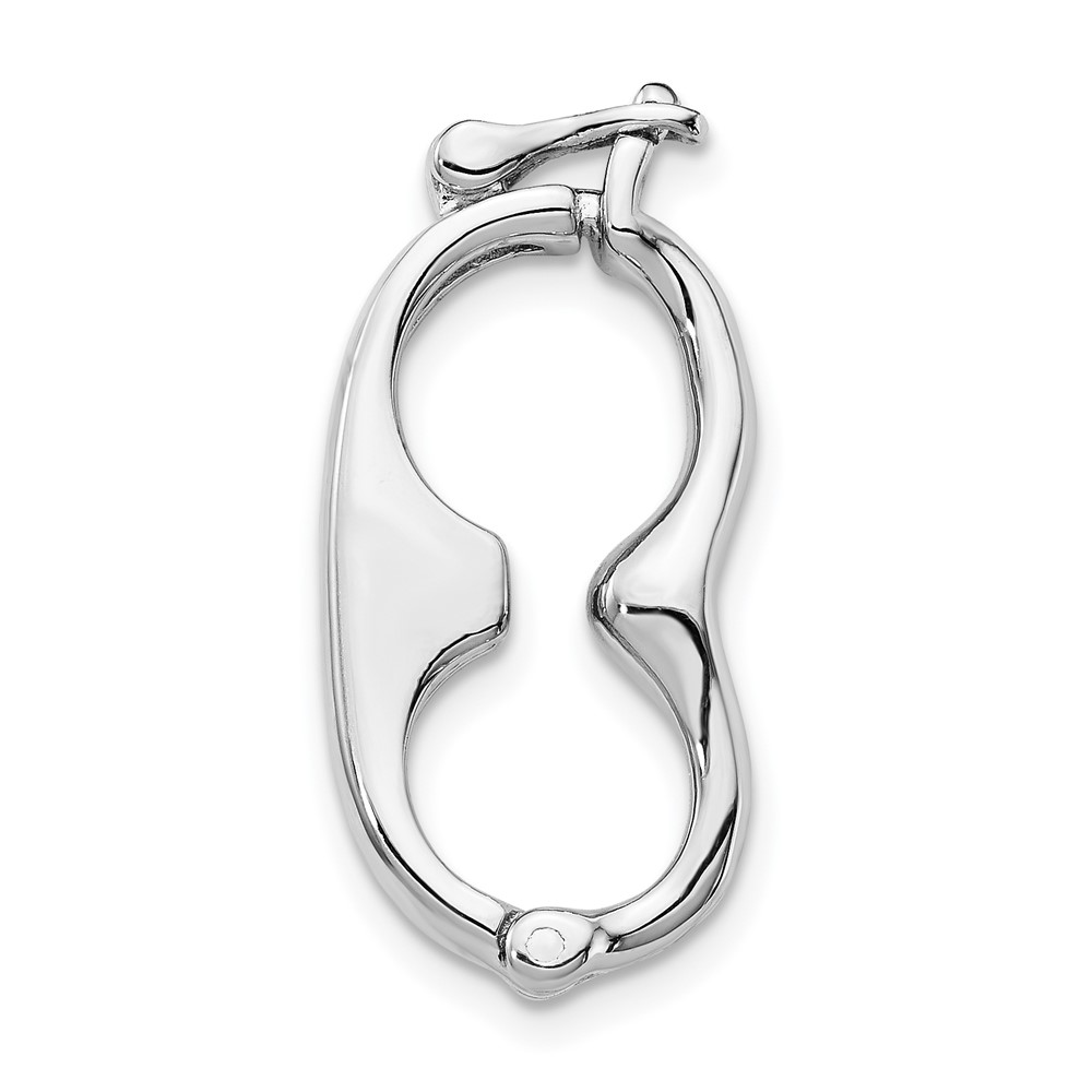 Sterling Silver Rhodium-plated 11x 23 Shortener