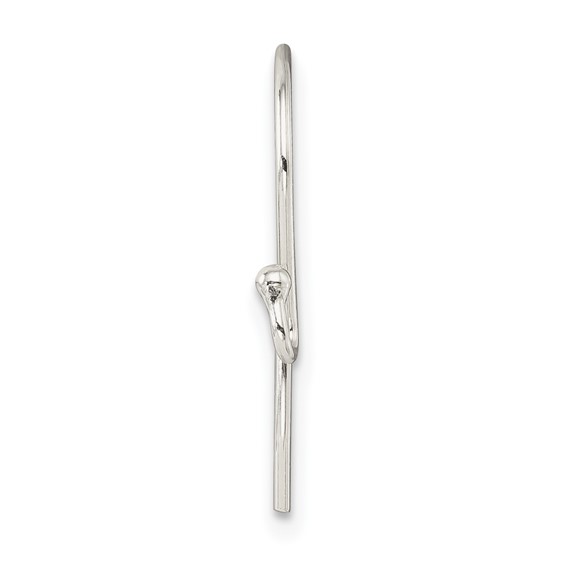 Sterling Silver Ball End Ear Wire