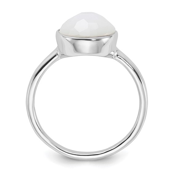 Sterling Silver White CZ Ring