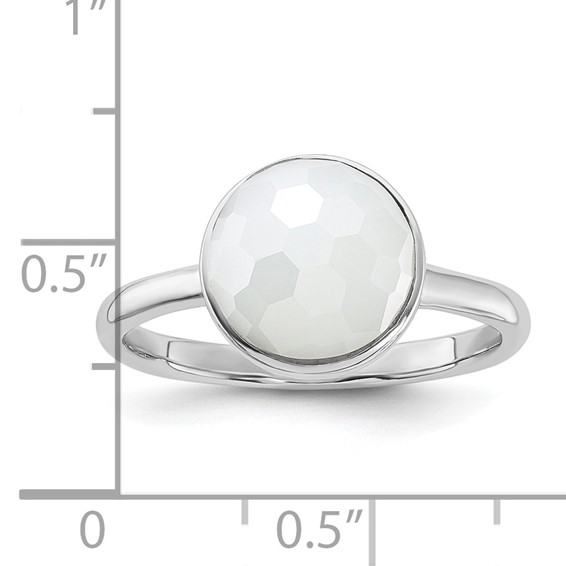 Sterling Silver White CZ Ring