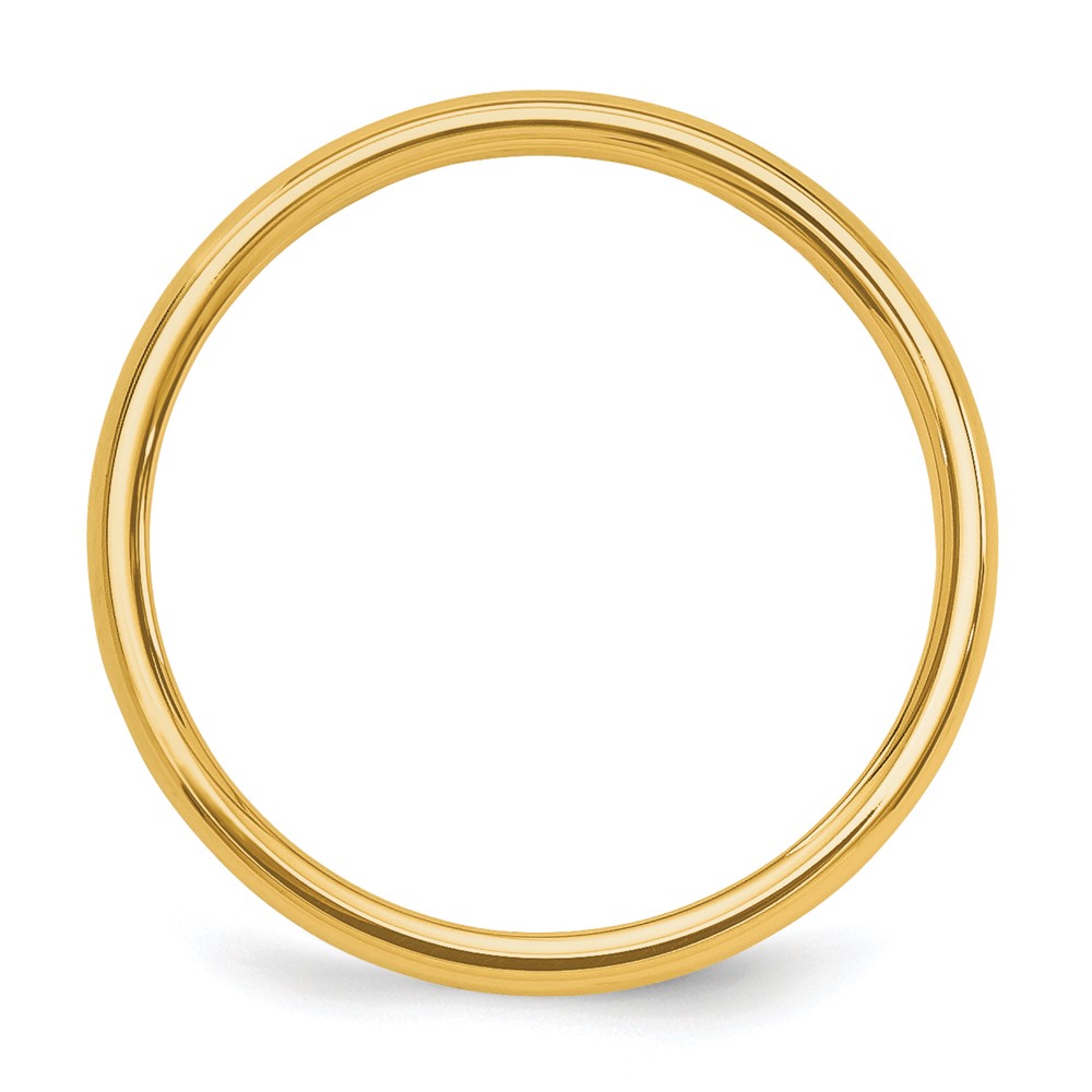 14k Polished 2mm Stackable Band Size 5.5 (STK4-5.5)