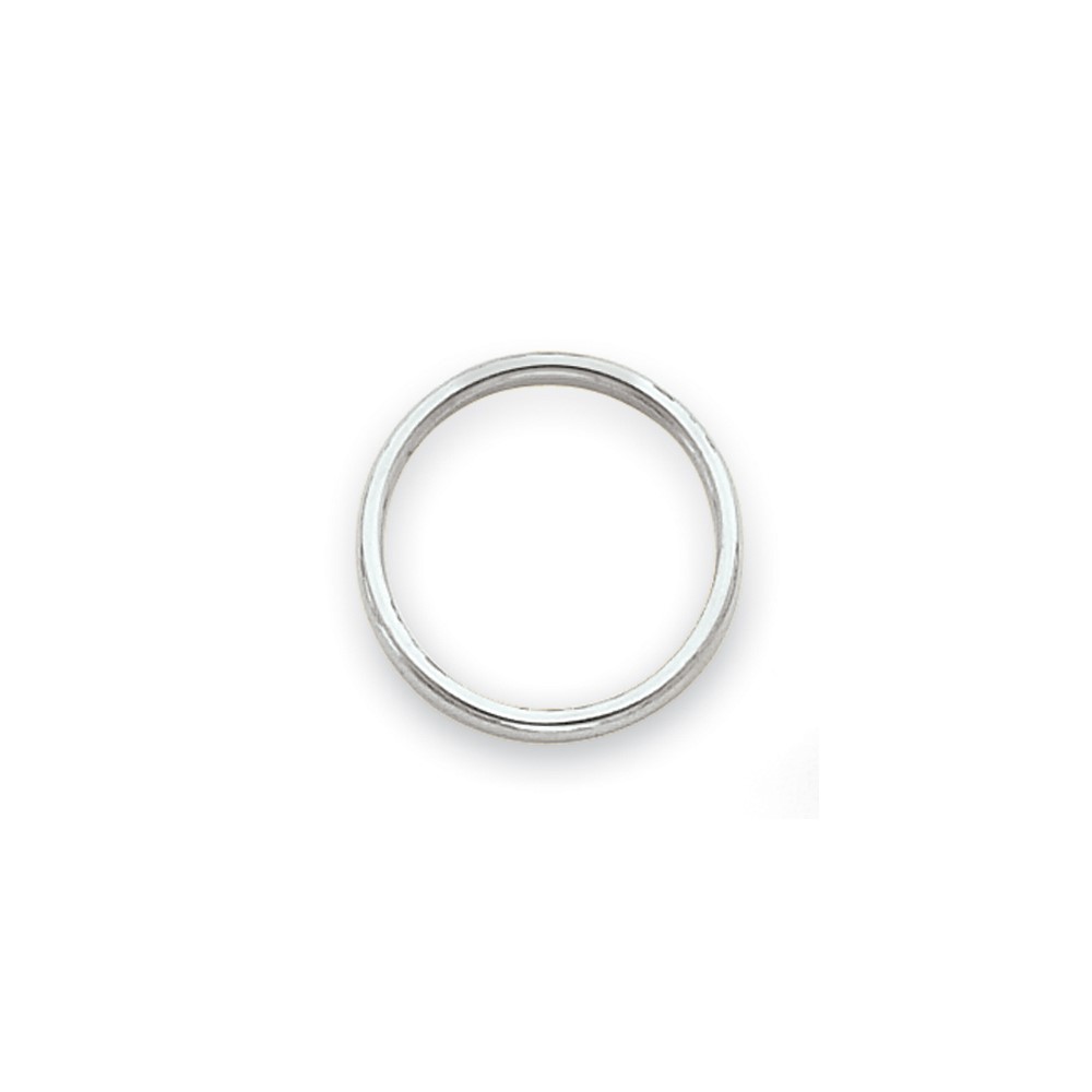 14k White Gold Polished 2mm Stackable Band Size 8 (STK5-8)