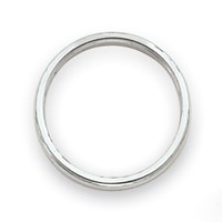 14K White Gold Polished 2mm Stackable Band - Size 5 view 2