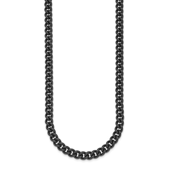 Herco Stainless Steel Black PVD-palted Curb Chain