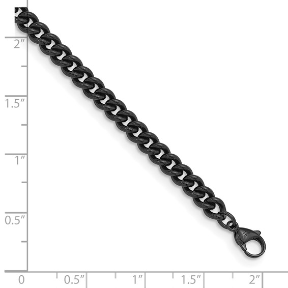 Herco Stainless Steel Black PVD-palted Curb Chain