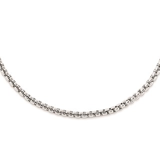 Stainless Steel 6mm Rolo 24" Link Necklace
