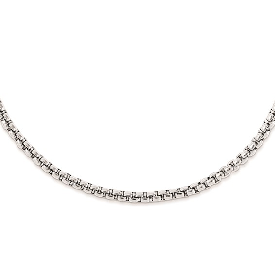 Stainless Steel 6mm Rolo 24" Link Necklace