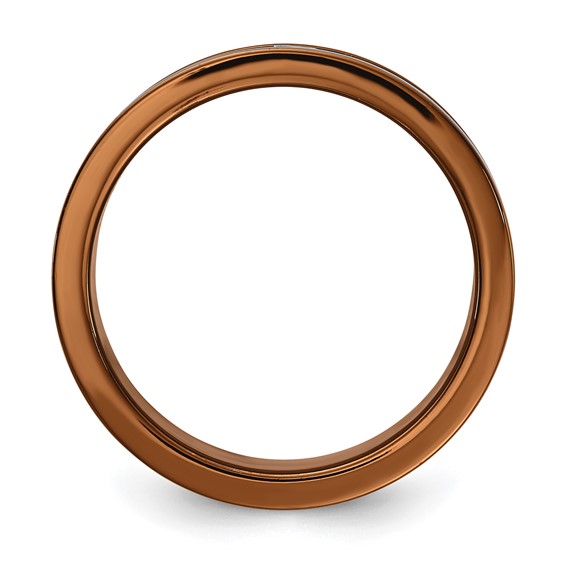 Stainless Steel GTS 8mm Coffee /Gray Cross