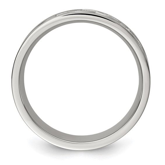 Stainless Steel 7mm Celtic Knot Band