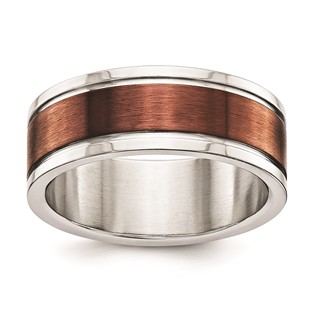 Stainless Steel 8mm Gents Coffee Center