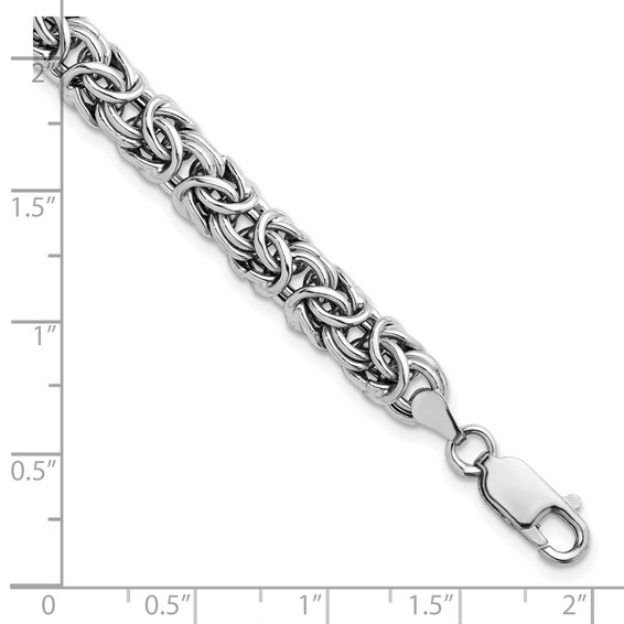 HERCO Sterling Silver Hollow Byzantine Bracelets