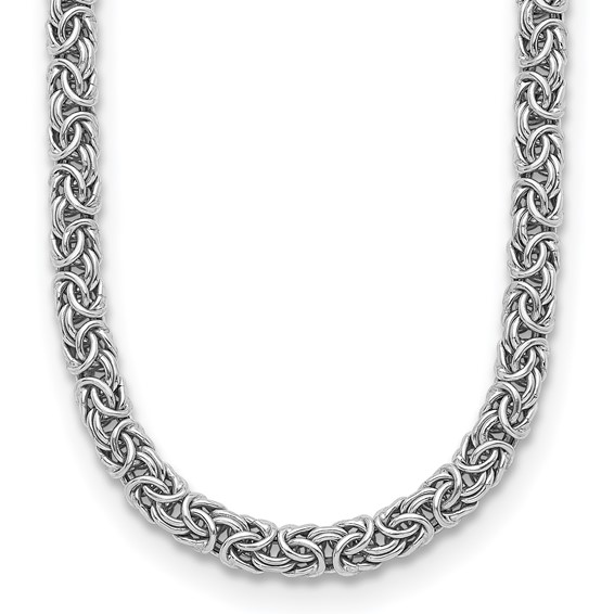 HERCO Sterling Silver Hollow Byzantine Necklaces