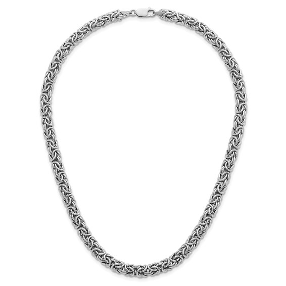 HERCO Sterling Silver Hollow Byzantine Necklaces