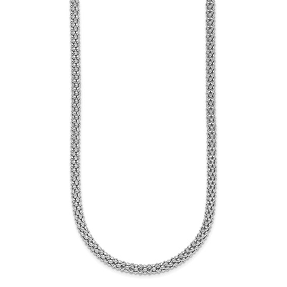 Herco Sterling Silver Popcorn Mesh Chain