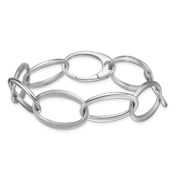 HERCO Sterling Silver 19mm Large Oval Link Bracelets