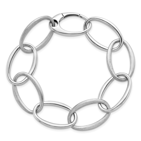 HERCO Sterling Silver 19mm Large Oval Link Bracelets