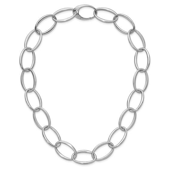 HERCO Sterling Silver 19mm Large Oval Link Necklaces
