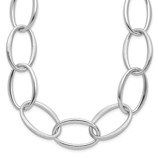 HERCO Sterling Silver 19mm Large Oval Link Necklaces