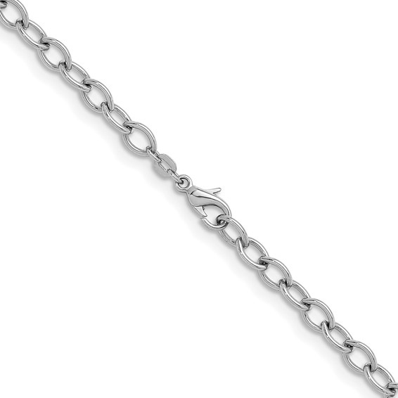Herco Sterling Silver Oval Cable Link Chain