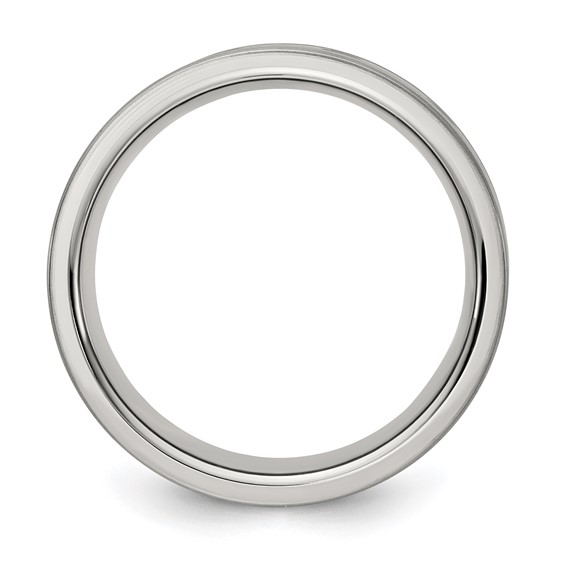 Titanium .11 TCW 7mm Diamond Ring