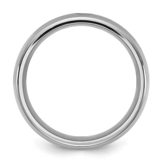 Titanium Two Tone 7MM Band With 0.025Cttw Dia