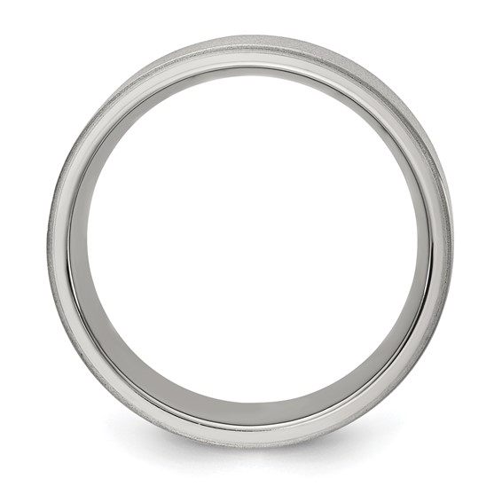 Titanium Diamond Cross Ring