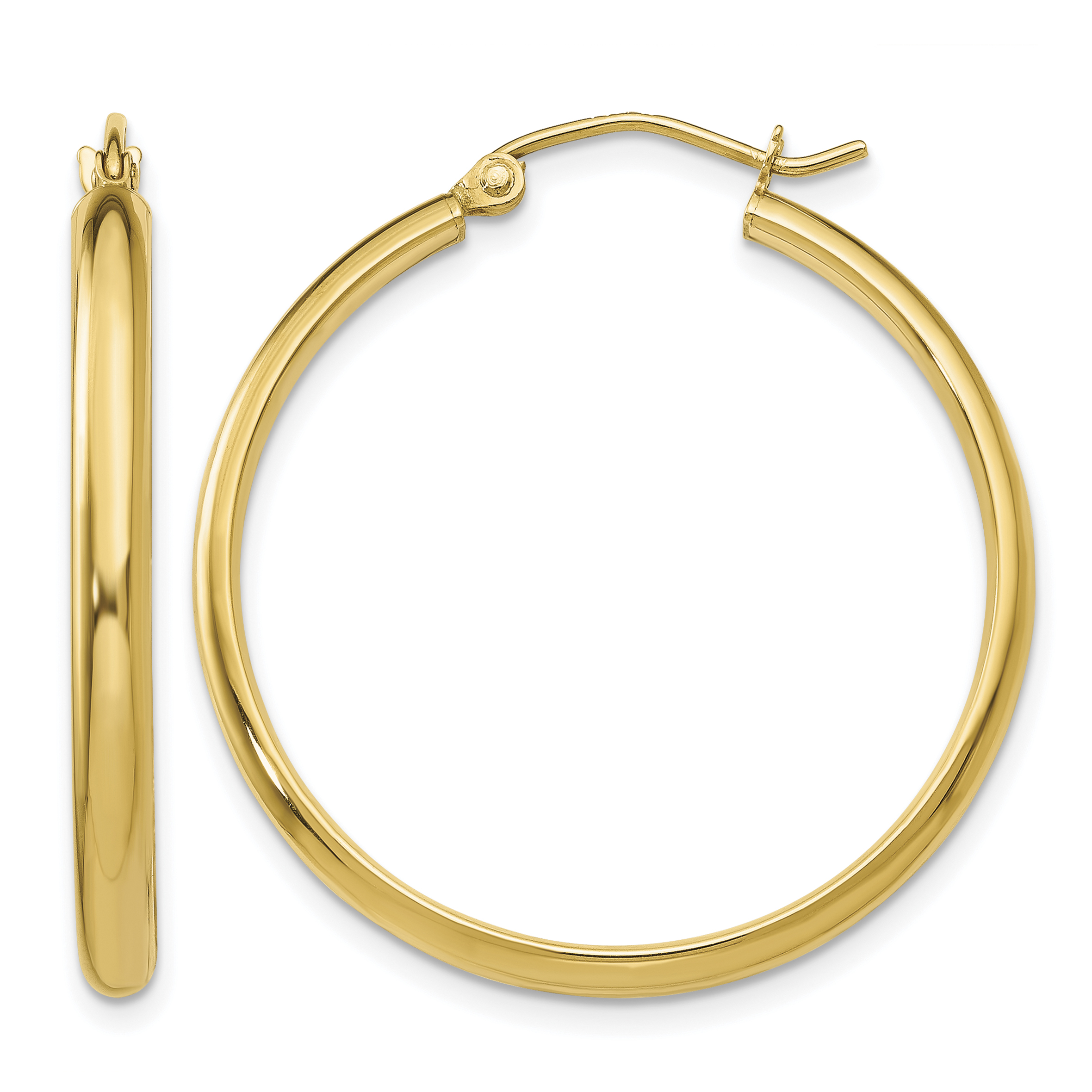 14k Polished Hoop Earring (TA234)