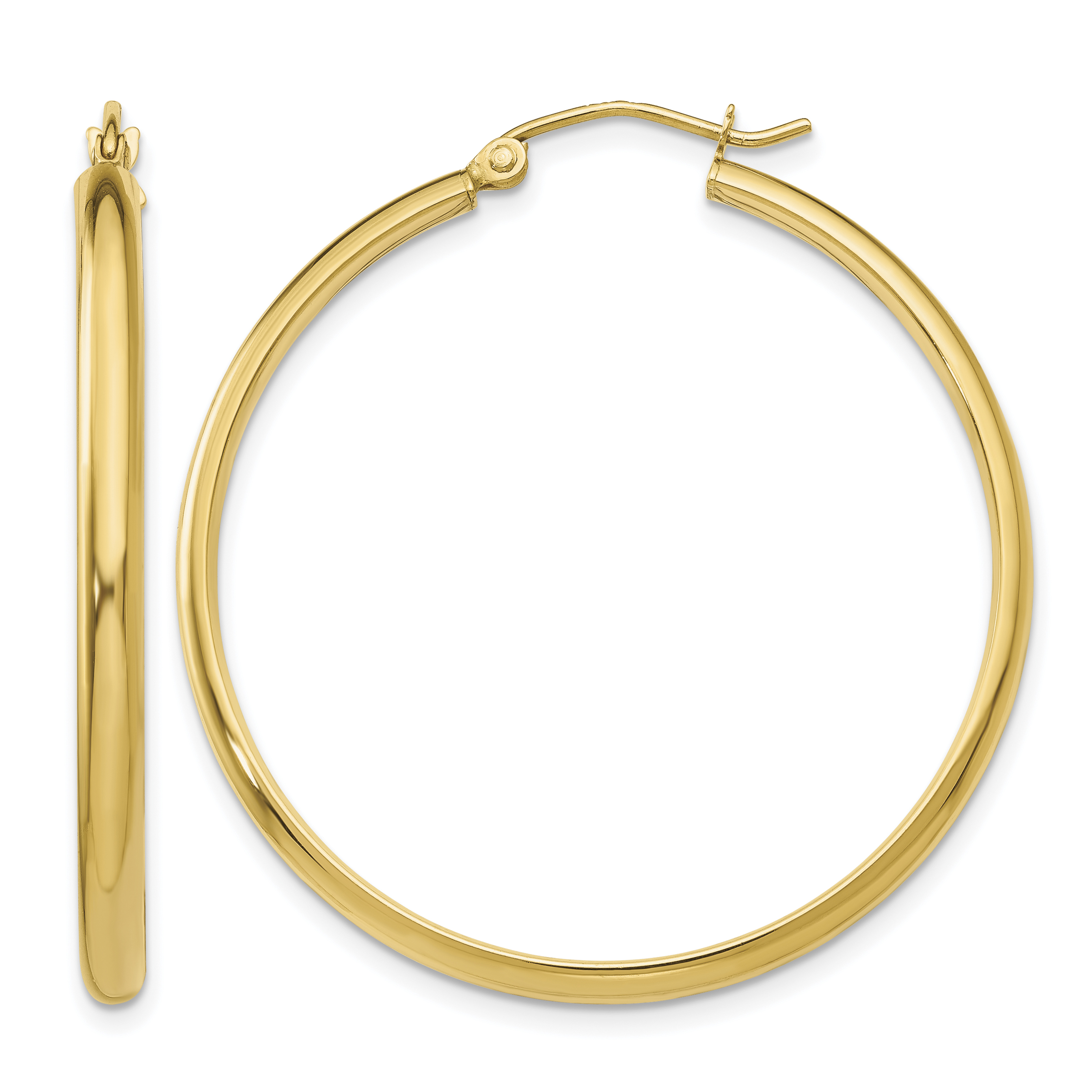 14k Polished Hoop Earring (TA235)