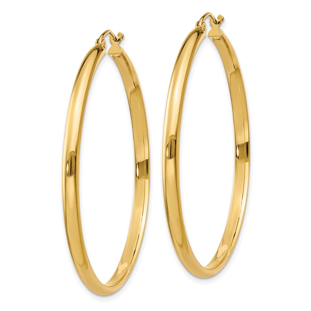 14k Polished Hoop Earring (TA236)