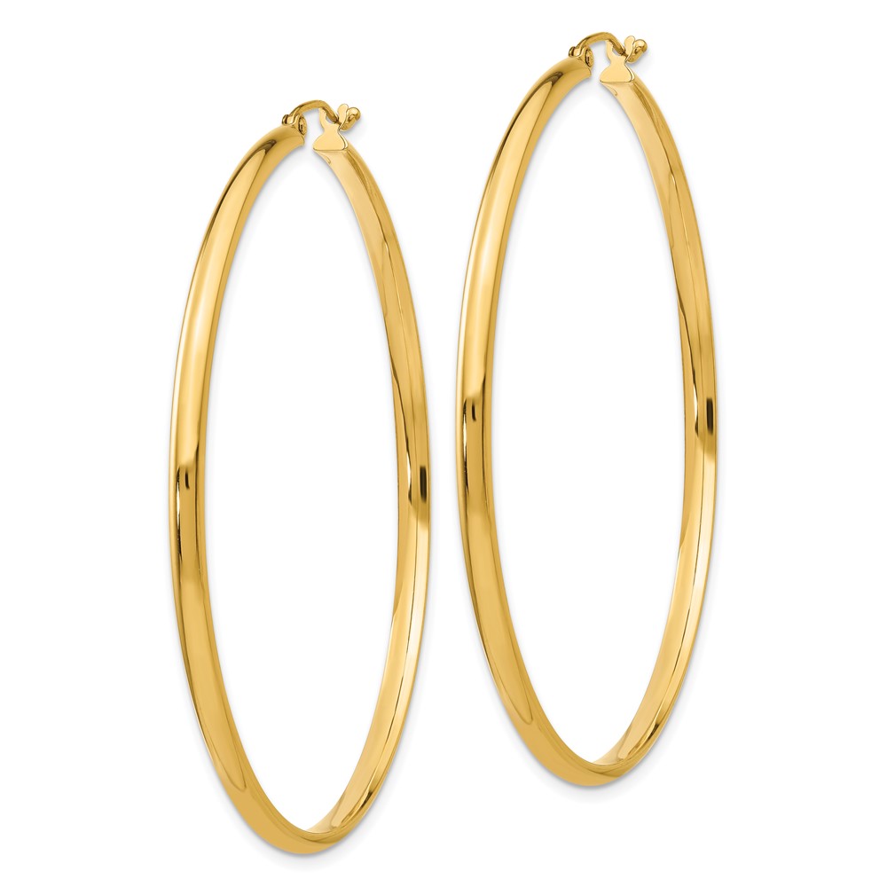 14k Polished Hoop Earring (TA238)
