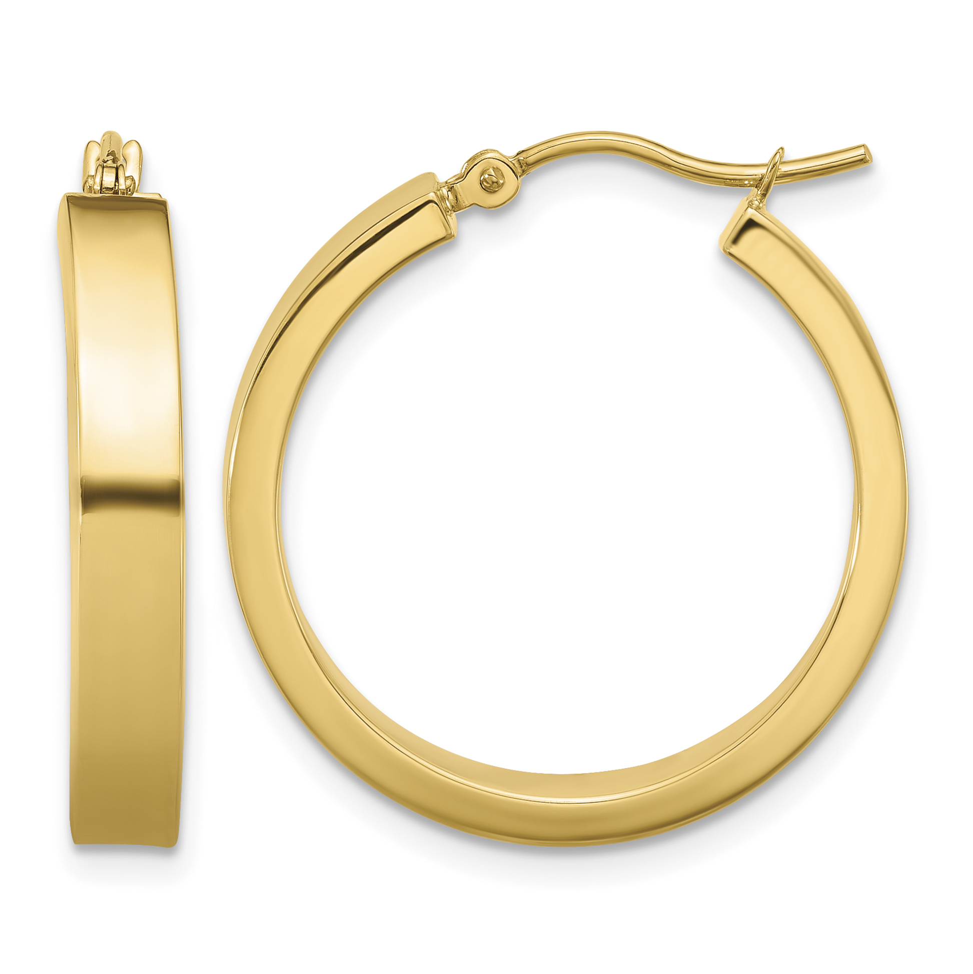 14k Polished Hoop Earring (TA240)